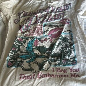 Graphic Cat Print T-Shirt